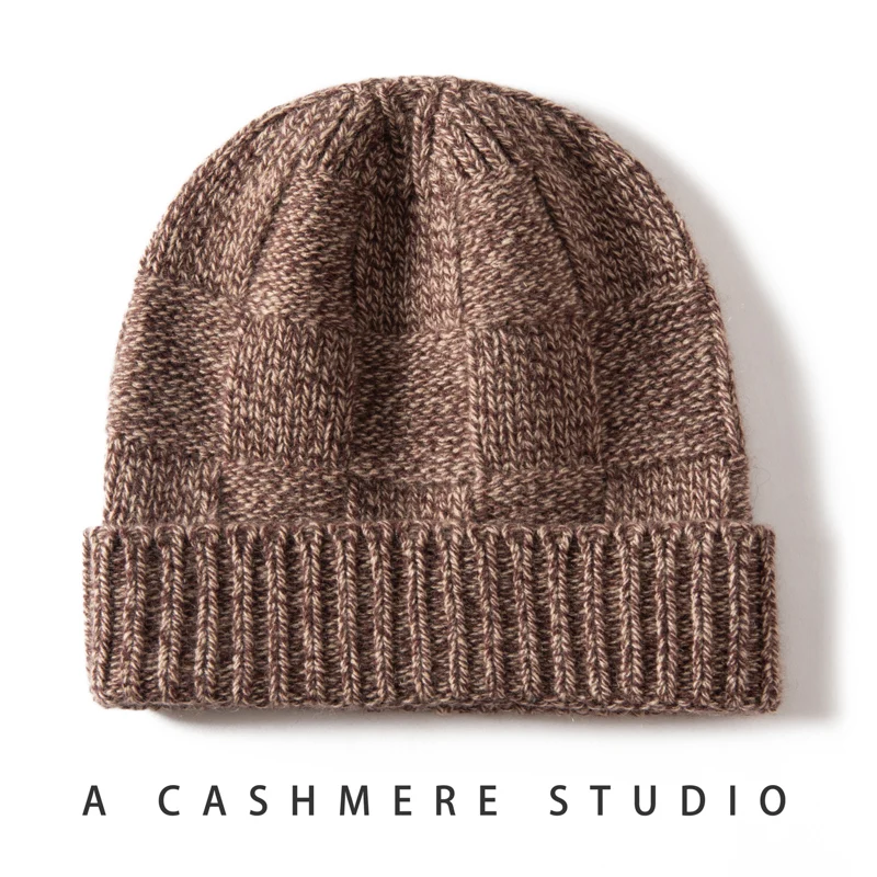 

DjzDsm модная женская квадратная шапка из 100% кашемира, зимняя однотонная теплая мягкая вязаная мужская шапка для отдыха на открытом воздухе