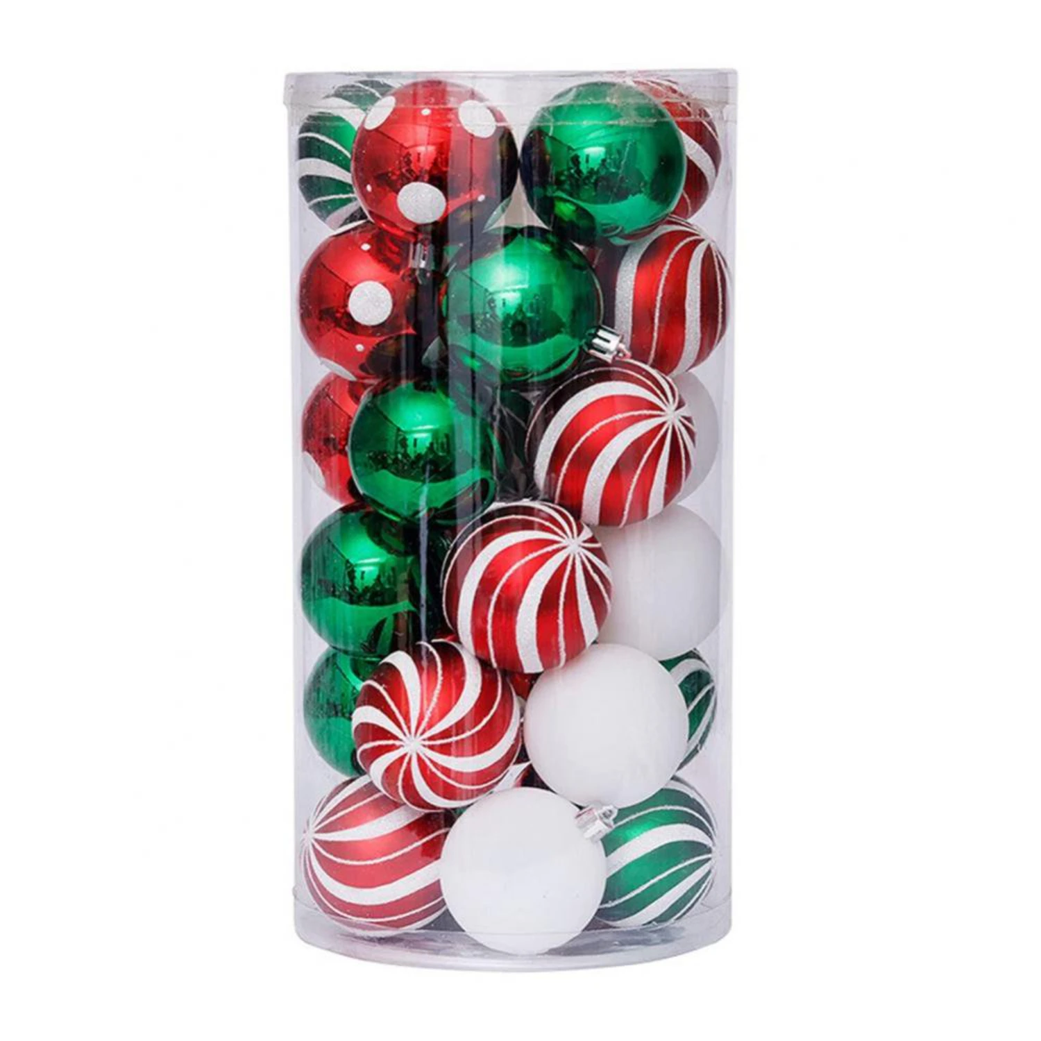 

30PCS Christmas Balls Ornaments, Shatterproof Holiday Bulbs Festive Wedding Hanging Ornaments Christmas Tree Decoration