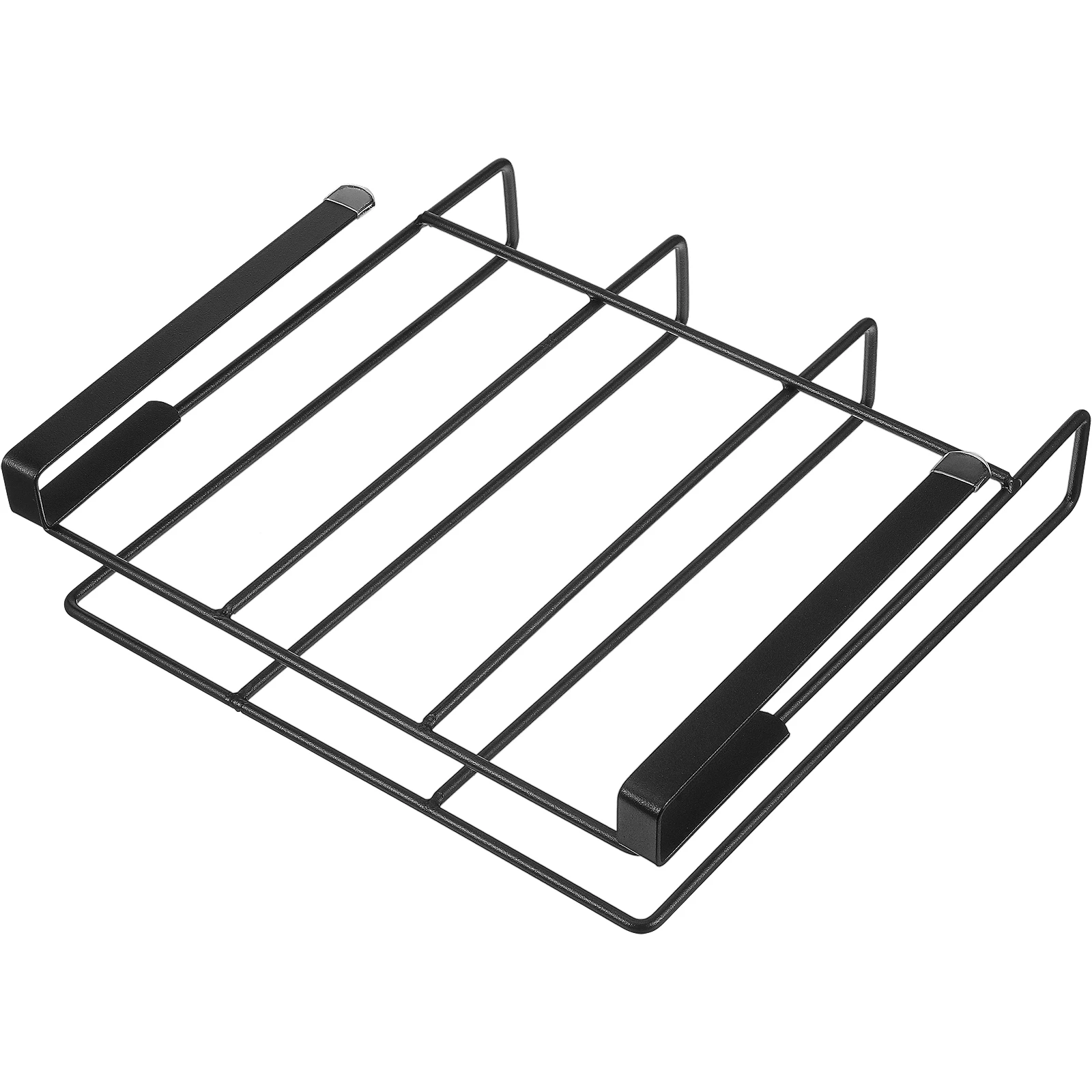 

Chopping Board Kitchen Storage Rack For Cutting Boards Pot Lids Mugs Under Cabinet Shelf Space Saving Metal Organizer