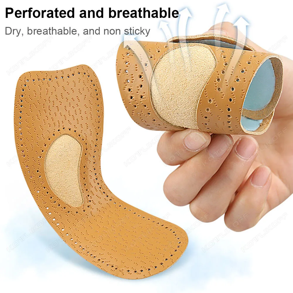 Women Sandal Insoles Leather Latex Antislip Soft Bottom Breathable Deodorzation High Heel Insoles Shoes Sole Stickers Pad