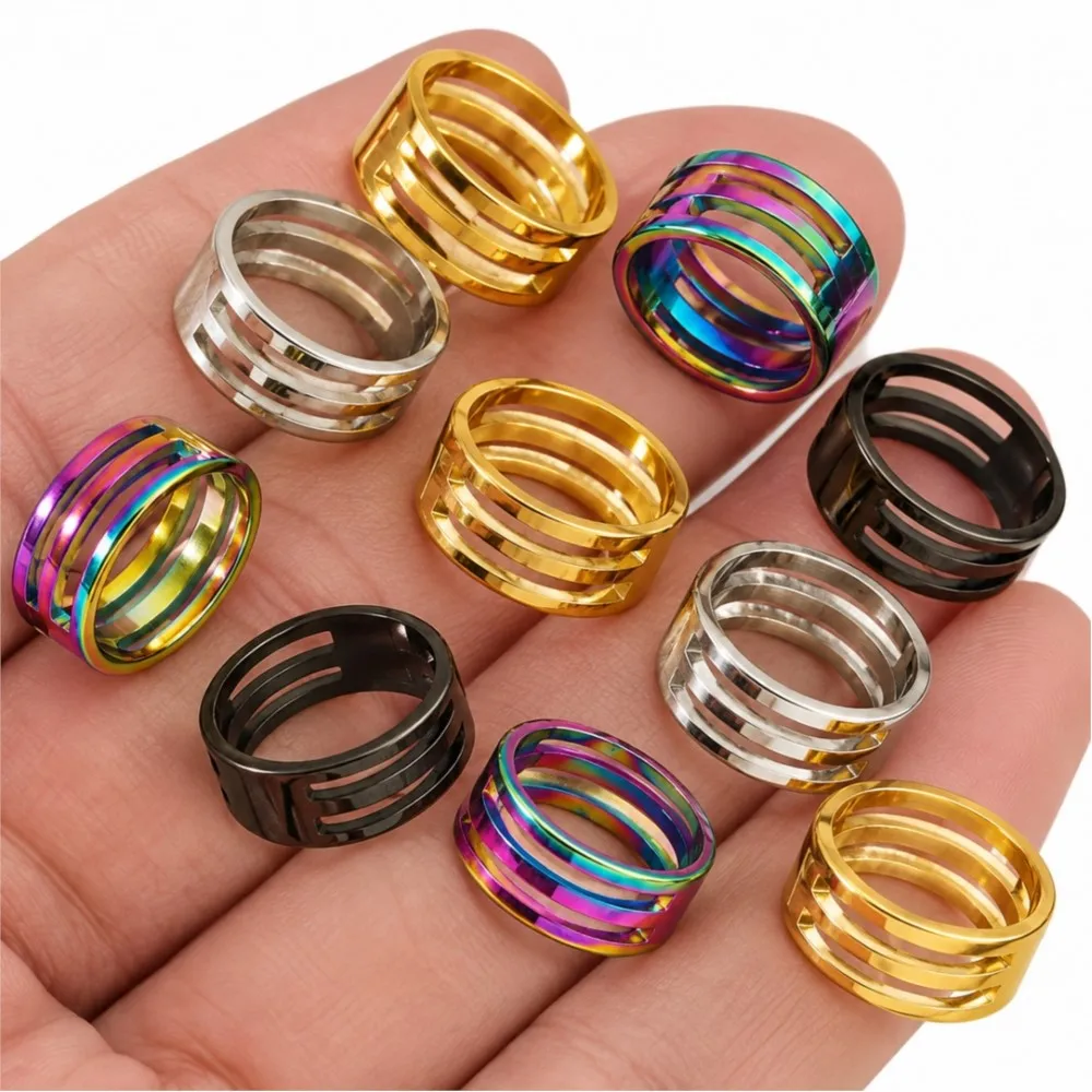 5pcs Stainless Steel Jump Ring Opener Tool Split Connector Ring Closing Finger Tool for Jewelry Makers Craft Projects Supplies