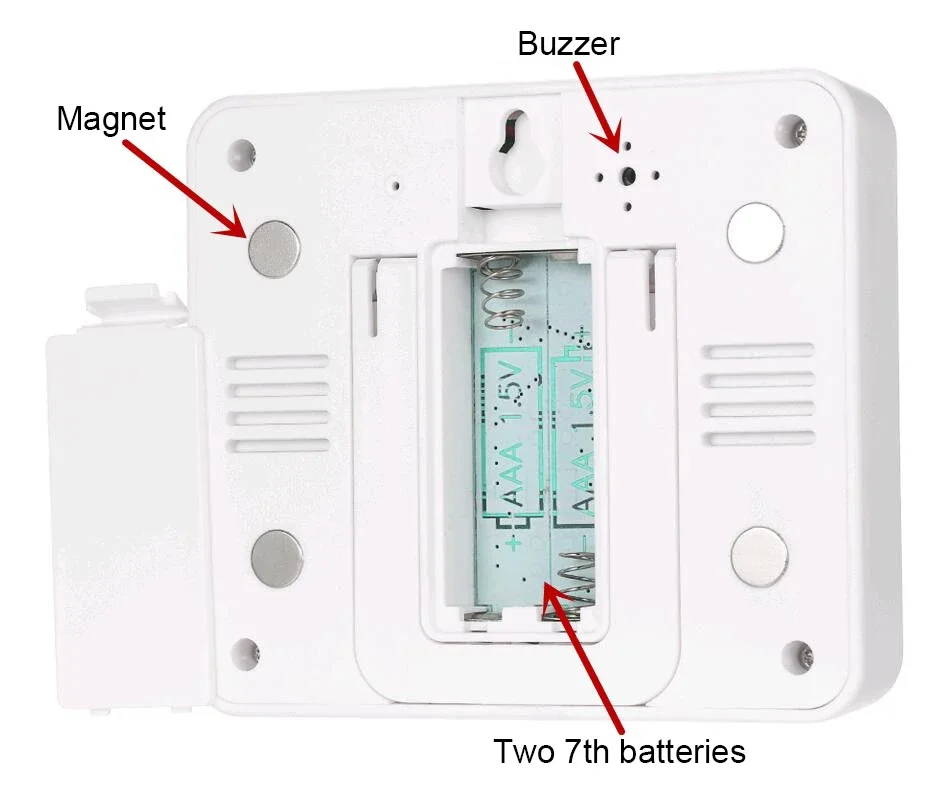 

Thermometer Refrigerator Receiver Temperature Indoor Transmitter Outdoor Digital Wireless