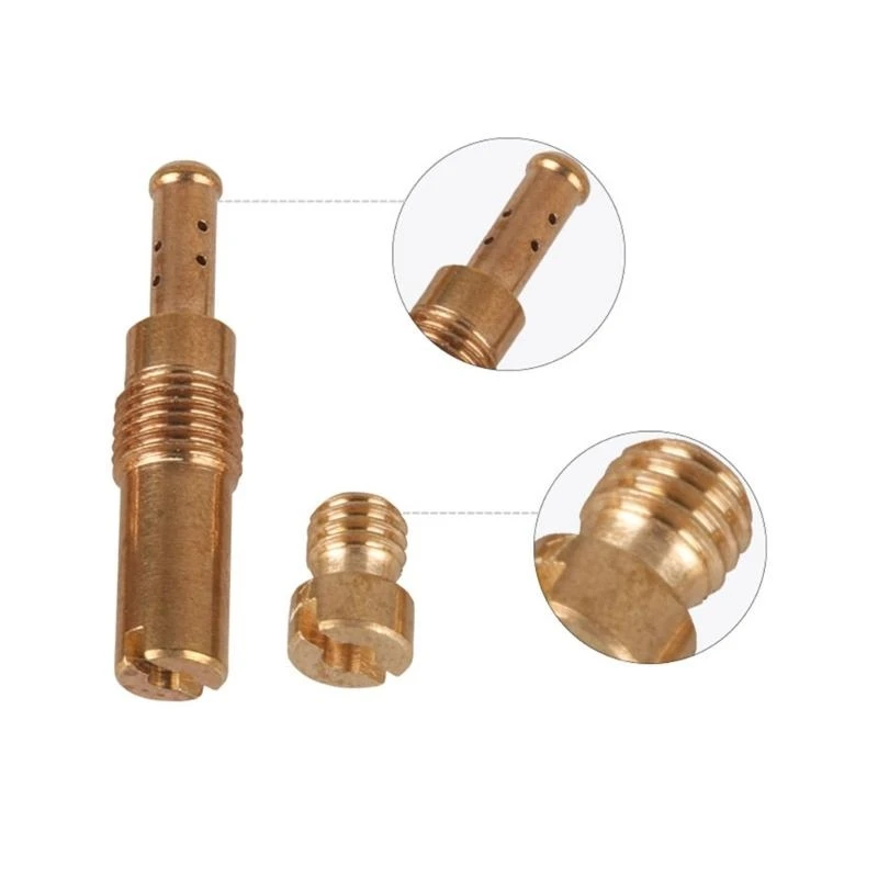 

Upgraded Brass Jets Set Carburetor Main Jets for PE PWM Carburetor 20 Pack