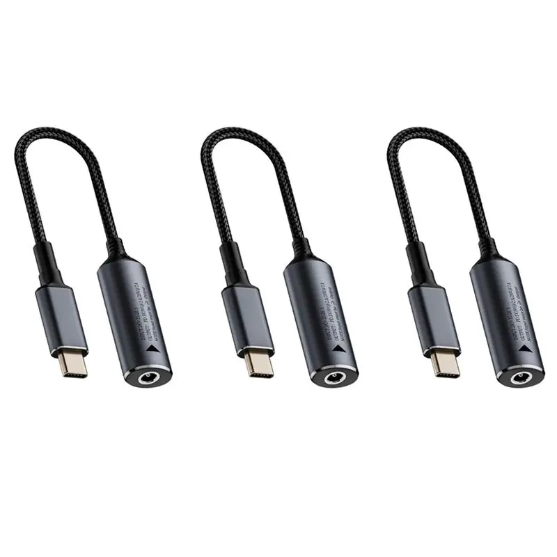 

Кабель-переходник Superior-3X 140W DC для ноутбуков (5V, 9V, 20V) с разъемом 5.5x2.5 мм (female) на USB-C Type-C PD для быстрой зарядки