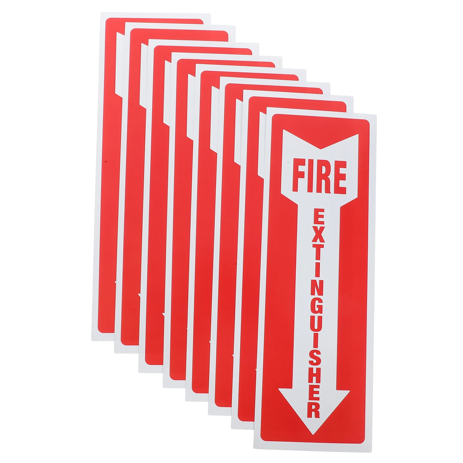 

8 Pcs Fire Extinguisher Logo Sticker Sign inside Stickers Extinguishers Signs Tag Removable Safety