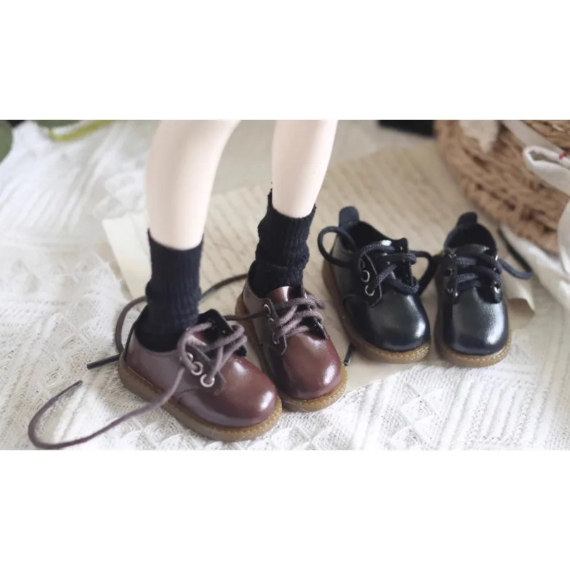 

Bjd Lace -up Leather Shoes 1/4 Doll Accessories SM50