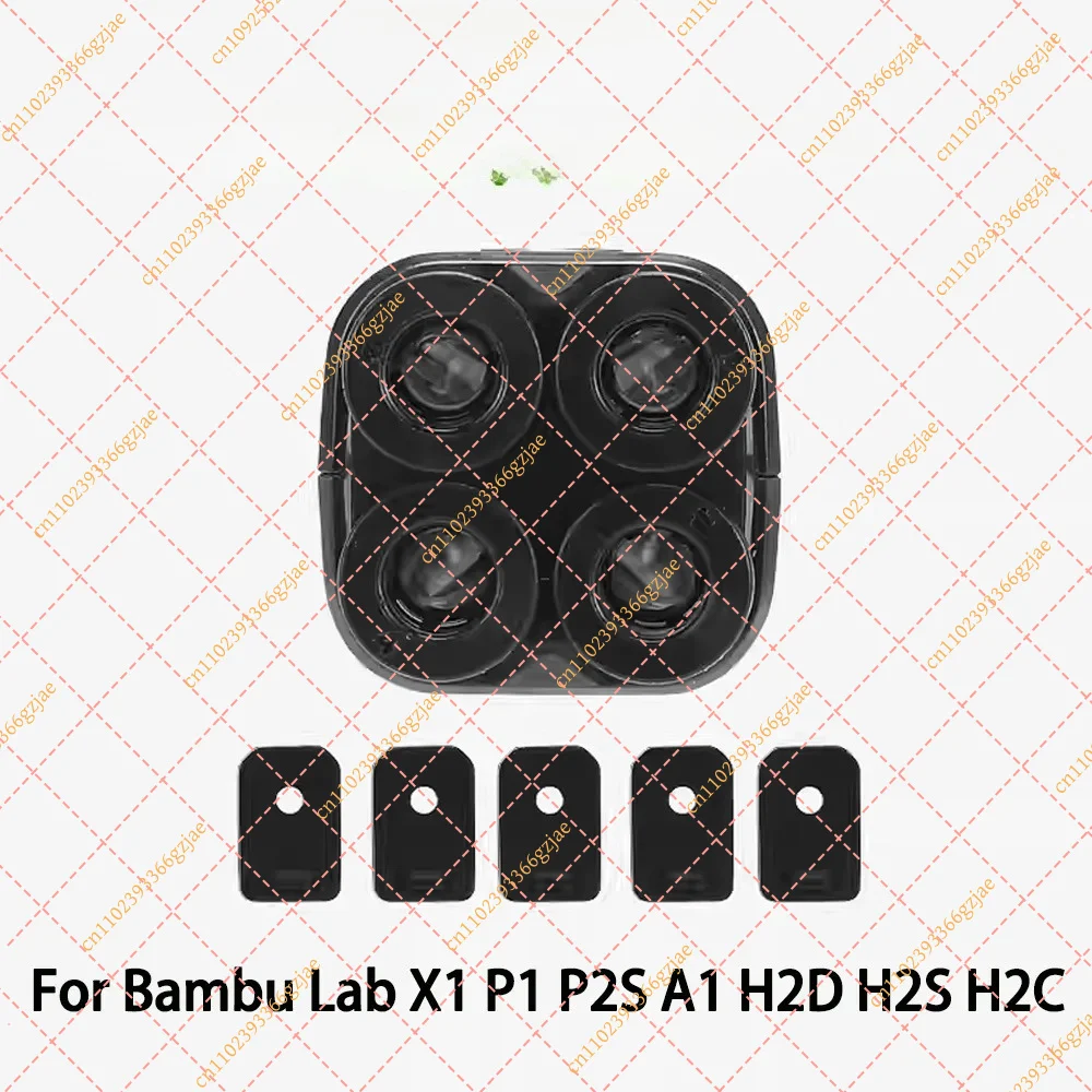 4-in-1 Feed Tube Expansion Port for Bambu Lab X1 P1 A1 P2S H2D H2S H2C, Replacement 3D Printer Part