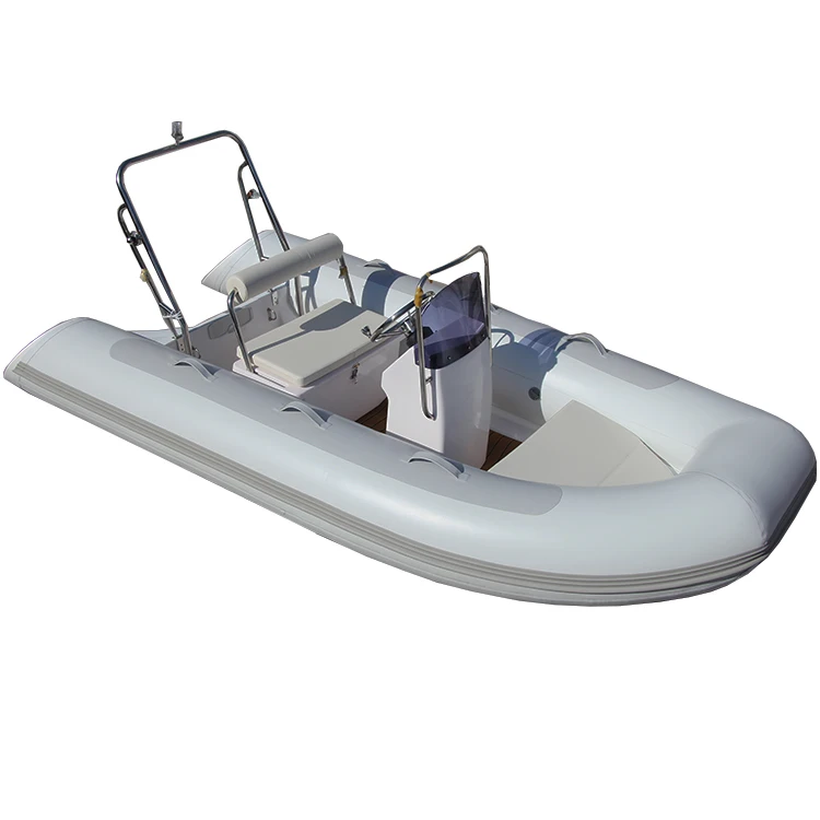 RIB-330 Luxury Sport Fishing Boat Aluminium Material PVC Hypalon Fiberglass Floor Hull Drop Stitch Material Diving Water Boat