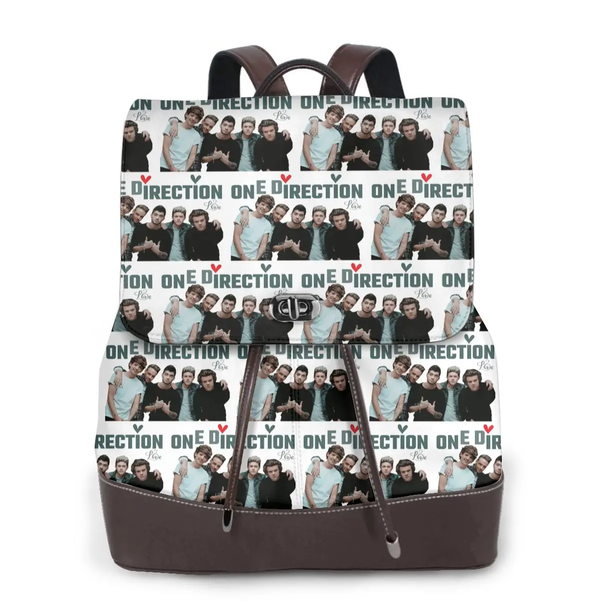 One DIrection Love Bookbag School Student Bags Hiking Travel Daypack for Women Fashion Derma Backpack