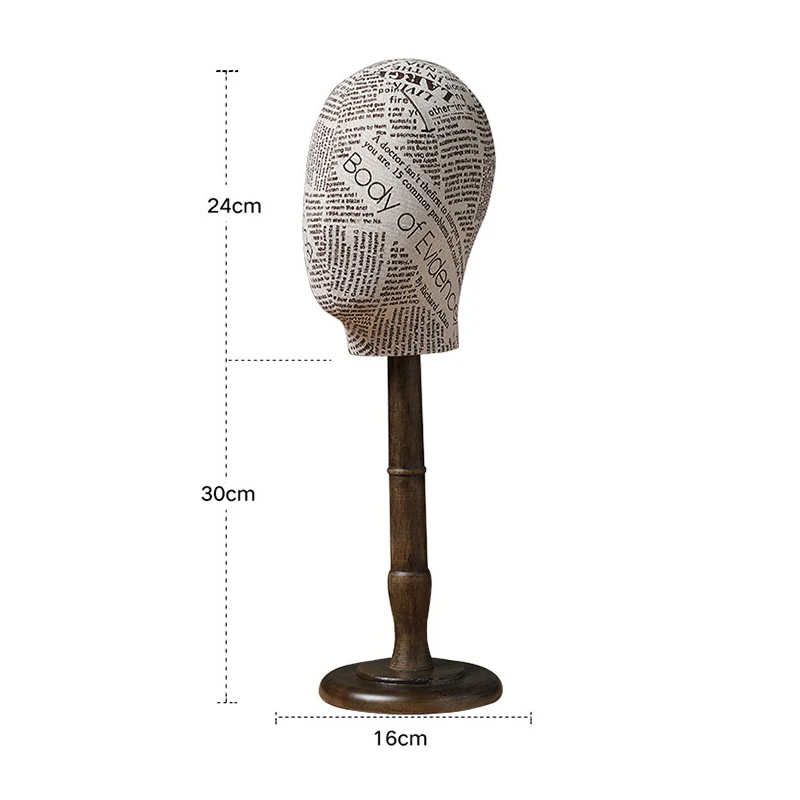 Hot Sale! Fabric Cover Mannequin Head For Wigs and Hat Display