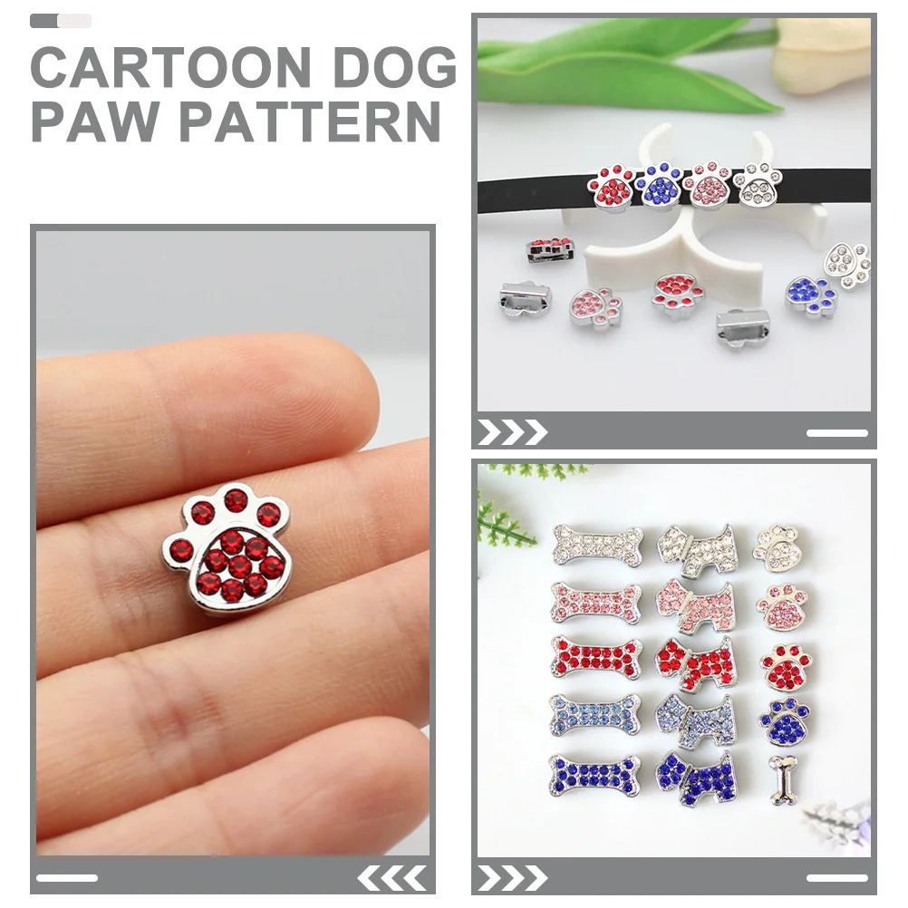 20 قطعة الكلب باو قلادة سحر الحيوانات الأليفة البصمة صنع المجوهرات Diy بها بنفسك لوازم الحرفية دائم المعلقات خفيفة الوزن لسوار قلادة #3