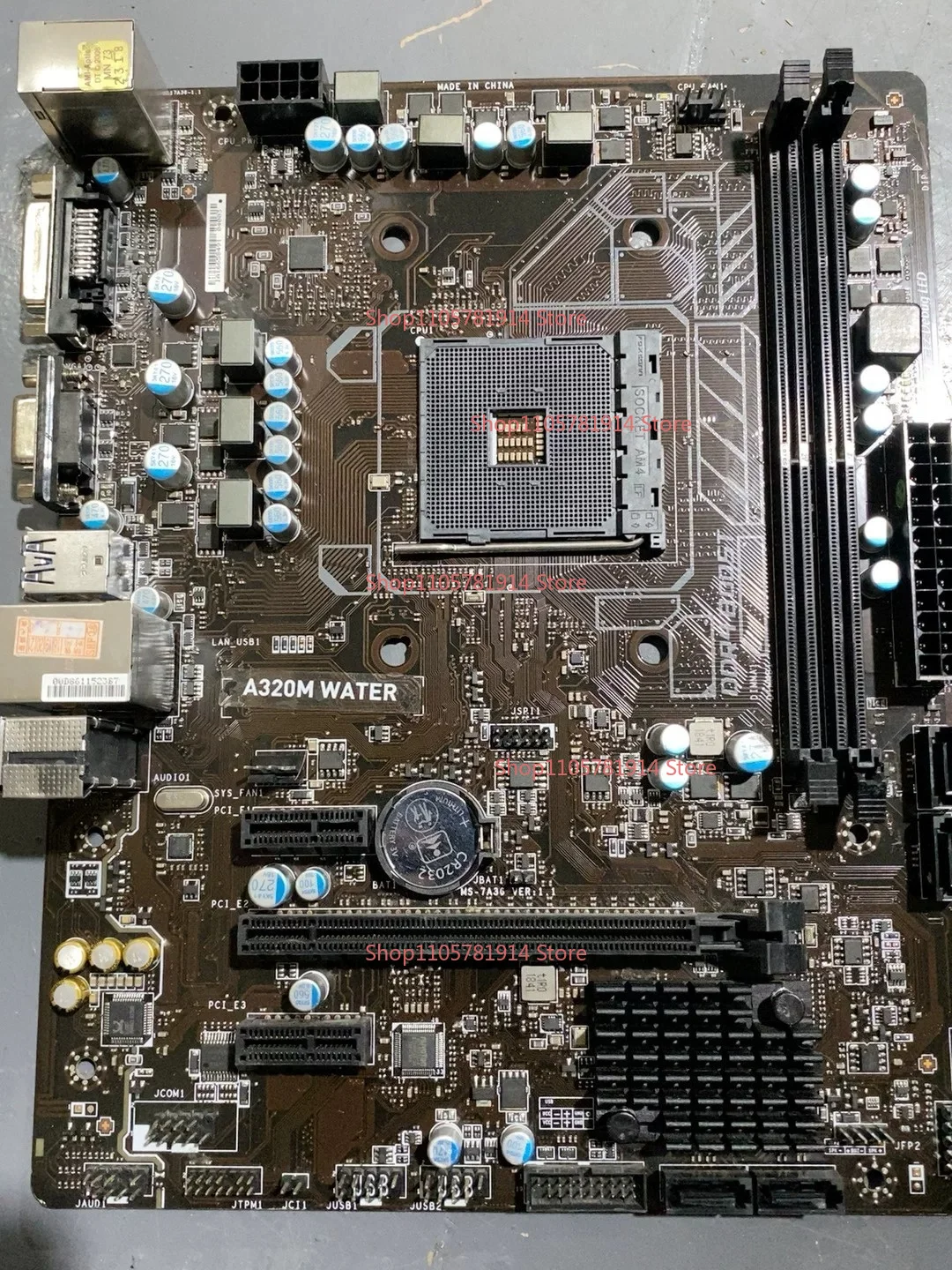 For MSI A320M WATER AM4 DDR4 Desktop Main Board with Flap