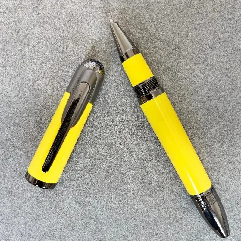 Classique Edición Limitada Mb Signature Ferr-ari Gris/Plata Clip Pistón Rojo RollerBolígrafo Tinta Pluma Estilográfica Escritura de Oficina