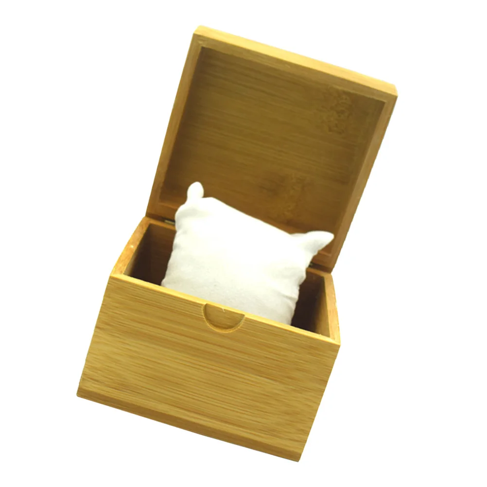 

Bamboo Watch Box Display Storage Case For Fitness Trackers Units Men Women Watches Organizer Business Personal Use Gift Box