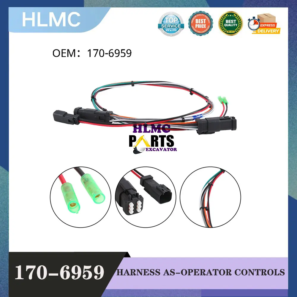 

Construction Machinery Parts Replace Parts 170-6959 1706959 Wiring Harness Excavator E312C E315C E318C E320C Engine