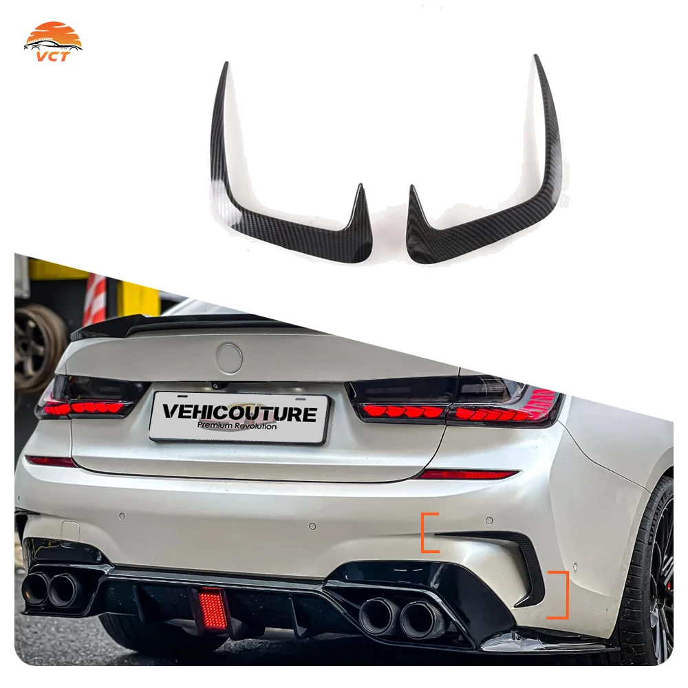 

Carbon Fiber Rear Flap for G20 Carbon Fiber Tail Splitter for All New 3 Series Rear Bumper Trim Vents for G20 3Series