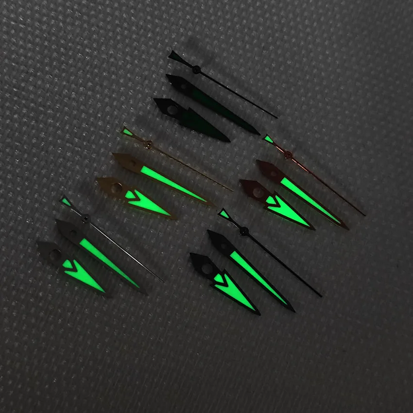 Watch Accessories NH35 Hands C3 Strong Green Luminous Hands Suitable For NH35/NH36/4R/7S Movements Replacement of watch Parts