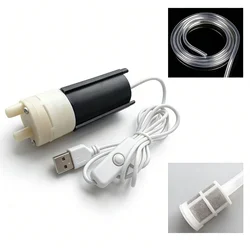5V USB Mini Submersible Water Pump Small Electric Water Pump for Aquarium Fish Tank Garden Water Circulation