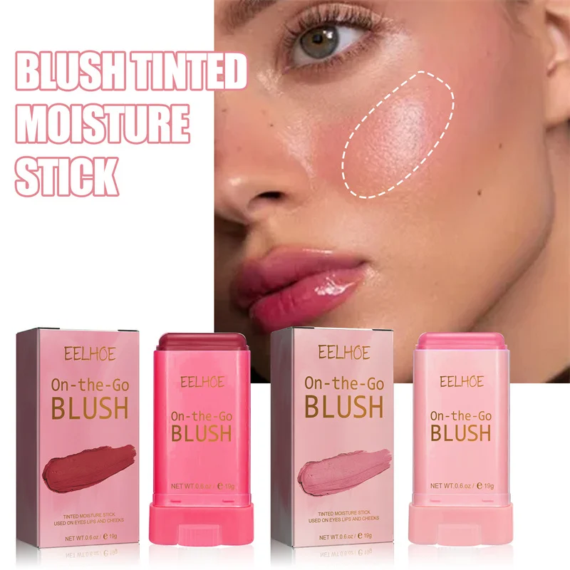 Blush Stick Rich Color 42g Blush Make Up balsamo Contouring facile da colorare Solid Rouge trucco viso crema cremosa Blush