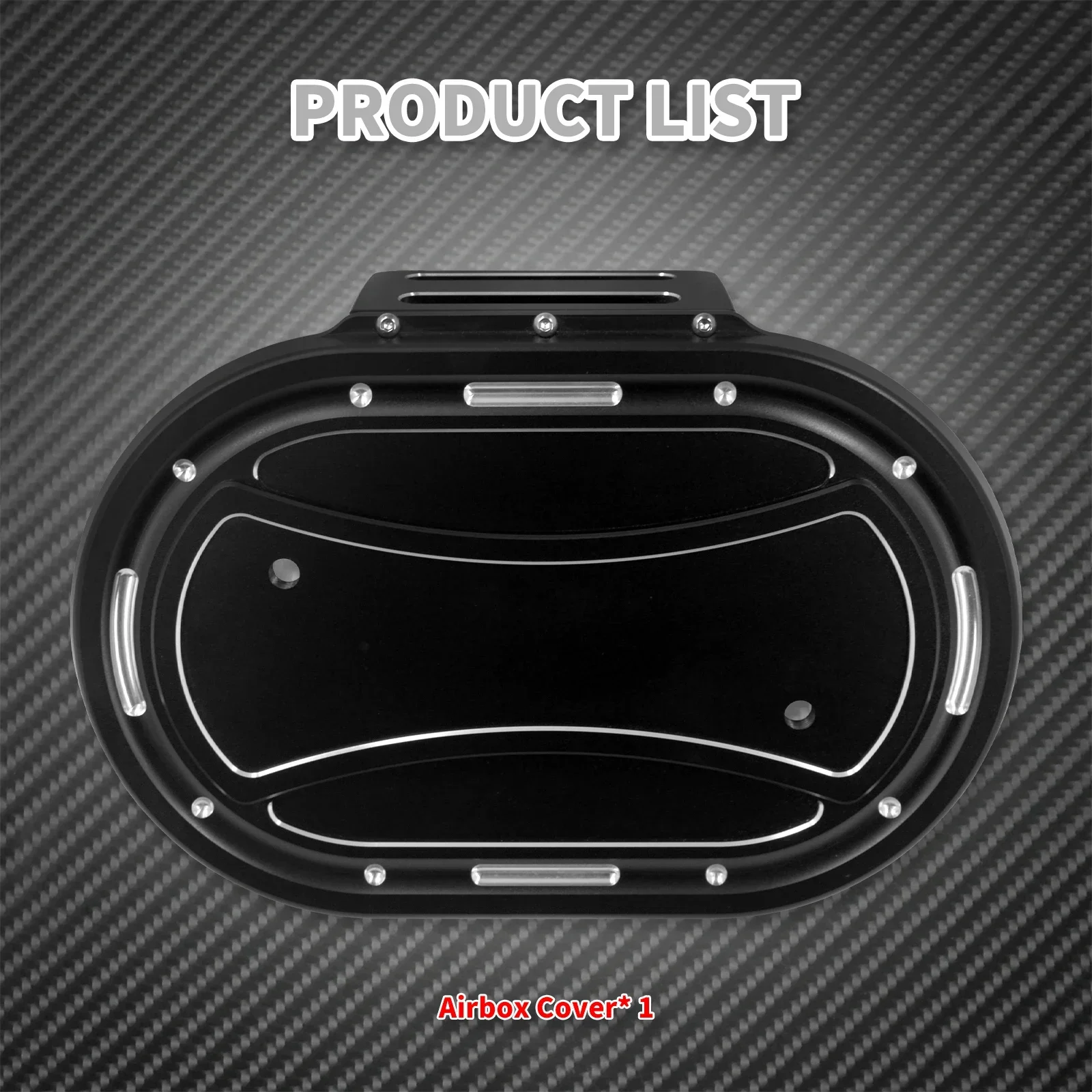 غطاء صندوق الهواء للدراجات النارية غطاء الكسوة البيضاوي لمرشح الهواء لدراجة Harley Softail Breakout FLFB FXBRS 18-Up Touring Street Glide M8 114 17-Up