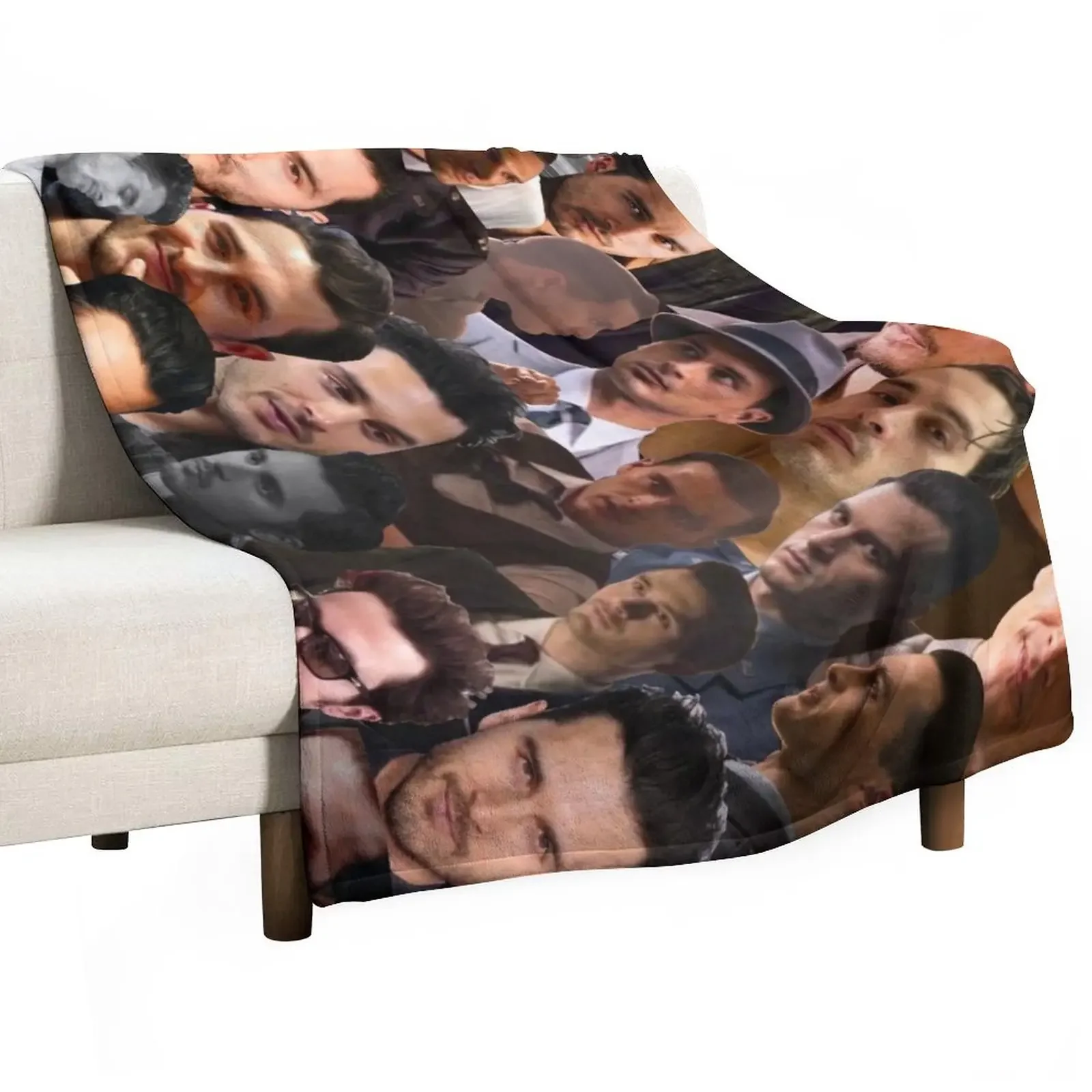 Michael Malarkey Photo Collage Throw Blanket Designers Comforter Moving Luxury Designer Blankets