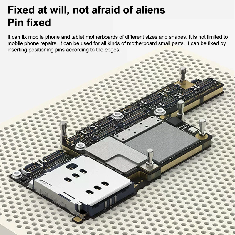 18Designs Heat-proof Support Structure PCB Chip IC Repair Pin Fastening Desk Mobile Phone Mending Tools