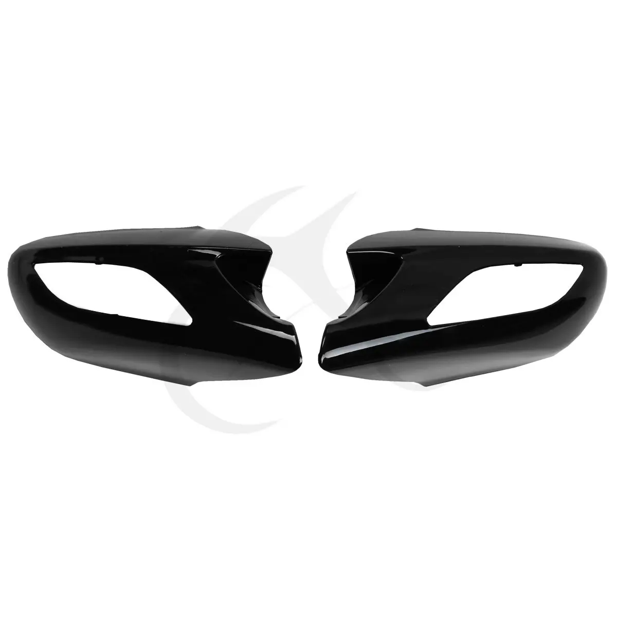 Motorcycle Rear view Side Mirrors Cover Cowl For Honda ST1300 2002-2011 ABS Plastic Left & Right