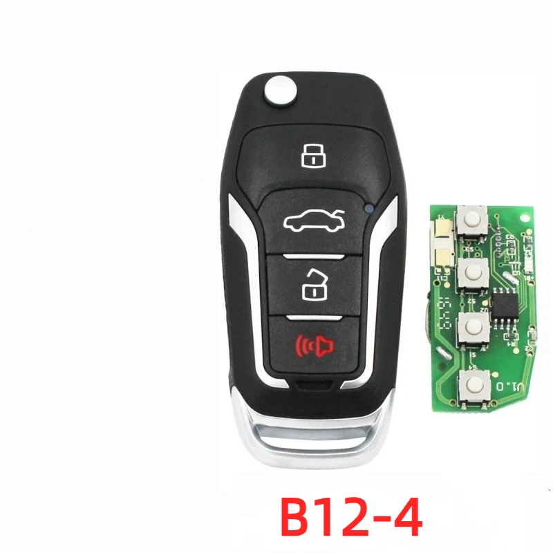 1pc Keydiy KD B12 Universal Remote Key 3/4 Buttons Car Key for FO Style KD B Series for KD-x2 KD900 KD Mini Key Programmer