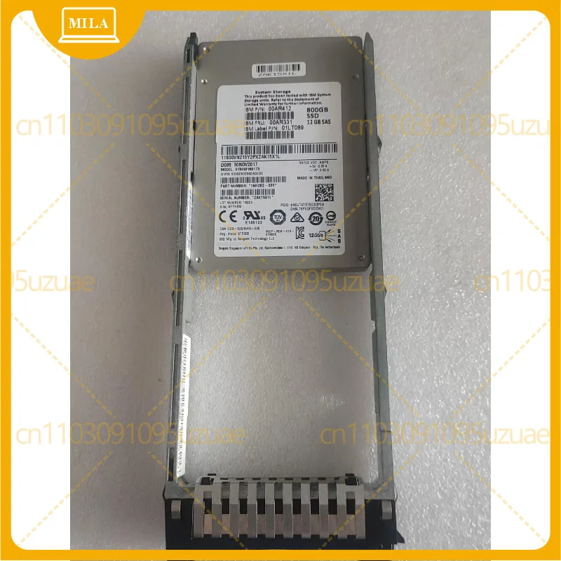 Used For IBM 800GB SSD, 12G SAS interface, 2.5-inch enterprise-level hard drive, FRU 00AR331