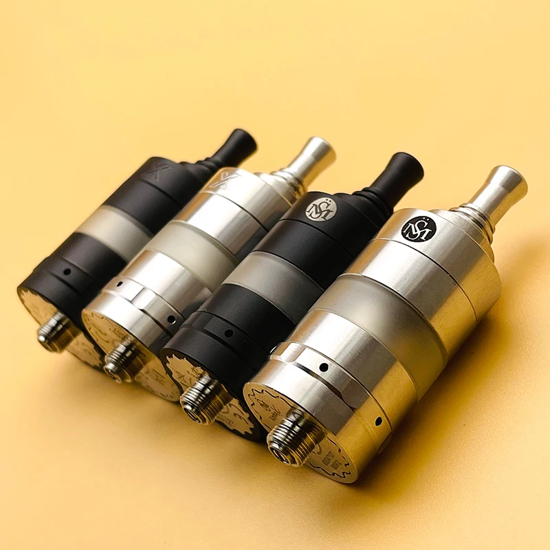 DSXvape Kayfun X MTL RTA 22/24mm, Remplissage Supérieur, Débit d\'Air à Bobine Unique, Vaporisateur Réglable, Précieux Vaporisateur Reflowable