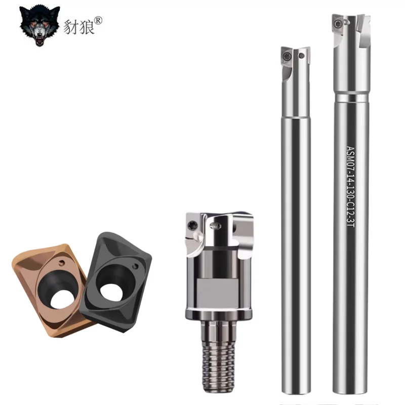 ASM ESE ASM07 Series JDMT070204 JDMT070208 End Mills Holder and Efficient Finishing Milling Cutter CNC Fast Feed Milling Cutter