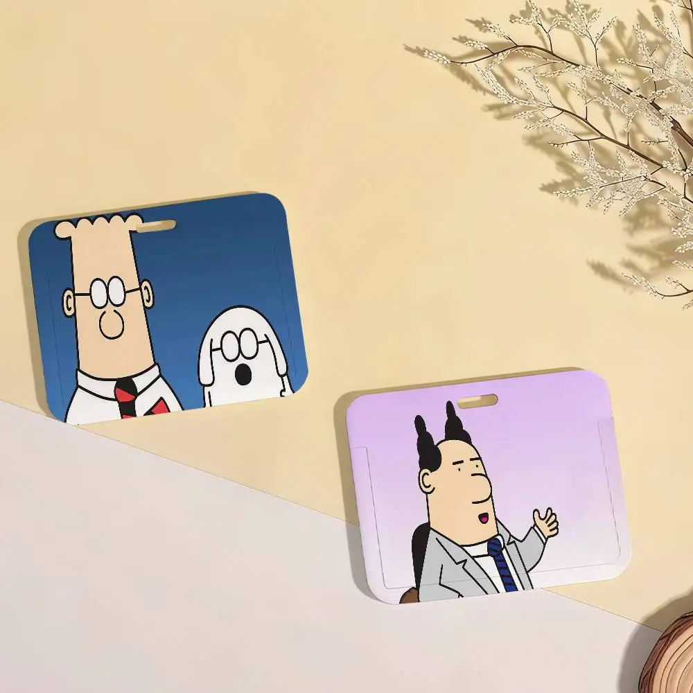 

Милый мультяшный держатель для карт D-Dilbert, защитный чехол для проездных и карт метро