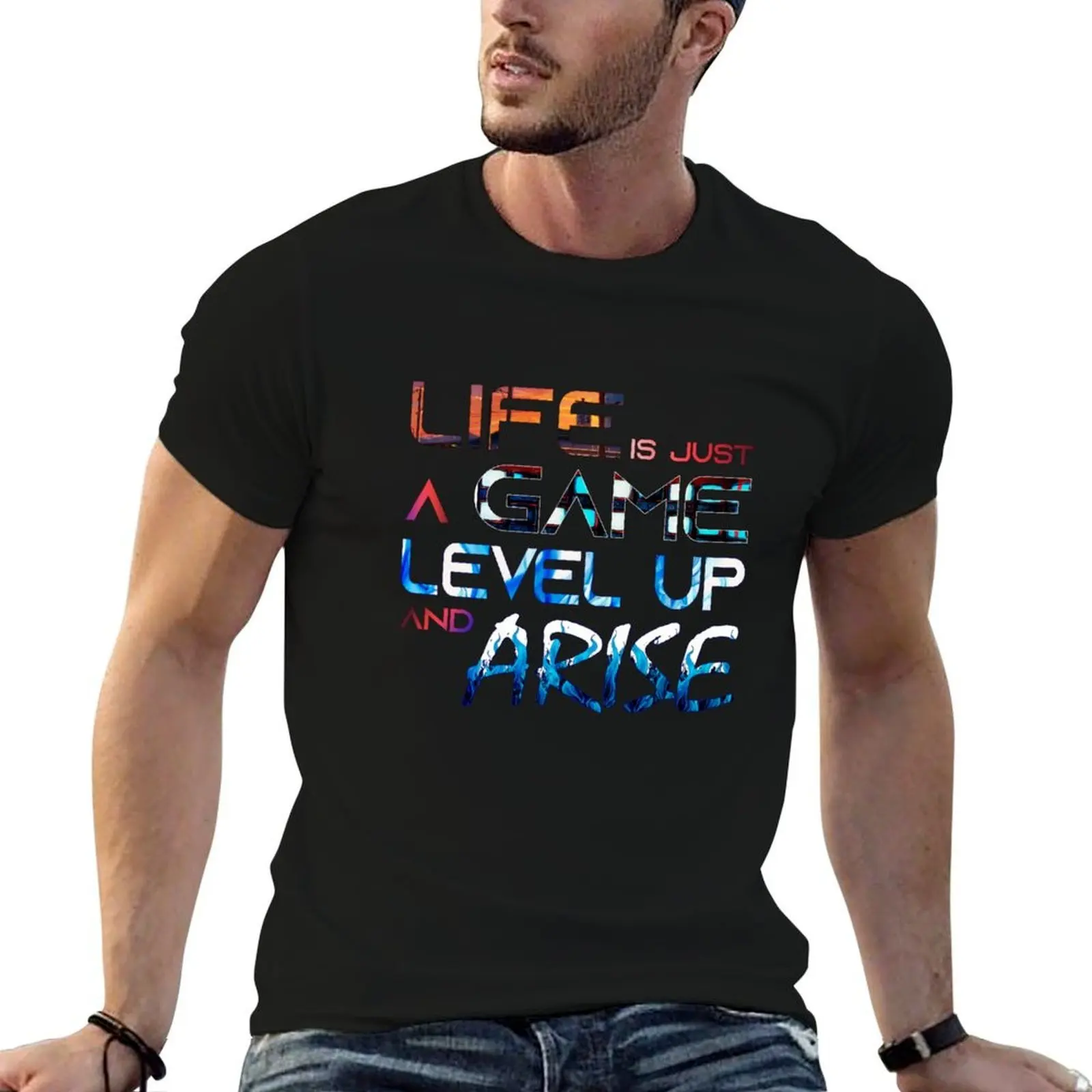 

Solo Leveling Arise Aesthetic T-Shirt anime t shirts oversize man t shirt summer man t shirts for men casual T-Shirt