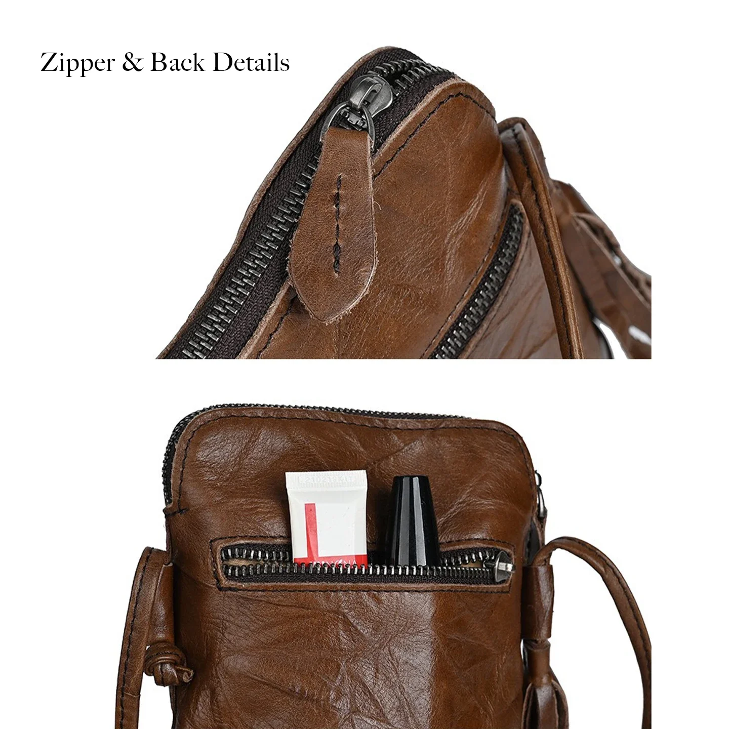 Women Mini Genuine Cowhide Crossbody Shoulder Bag High End Original Designer Small Purse Daily Bag For Phone Lipstick Keys Bags view 5