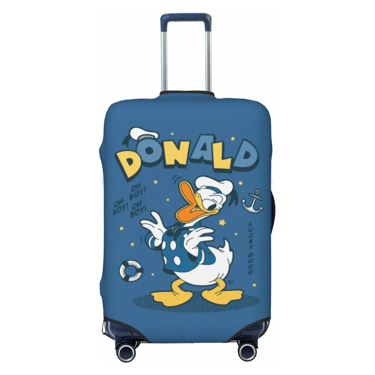 

Чехол для багажа Donald Duck, эластичные защитные чехлы для дорожного чемодана, подходят для 18-32 дюймов
