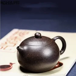 Yixing Tea Pot Boutique Purple Clay Xishi Teapot Ore Beauty Kettle Master Handmade Teaware Tea Ceremony Ball Hole Filter