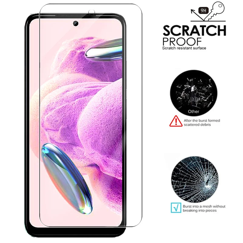 4in1 Clear Tempered Glass For Xiaomi Redmi Note 12S Note12S 4G Full Cover Screen Protectors Redmy Note 12 S Lens Protective Film