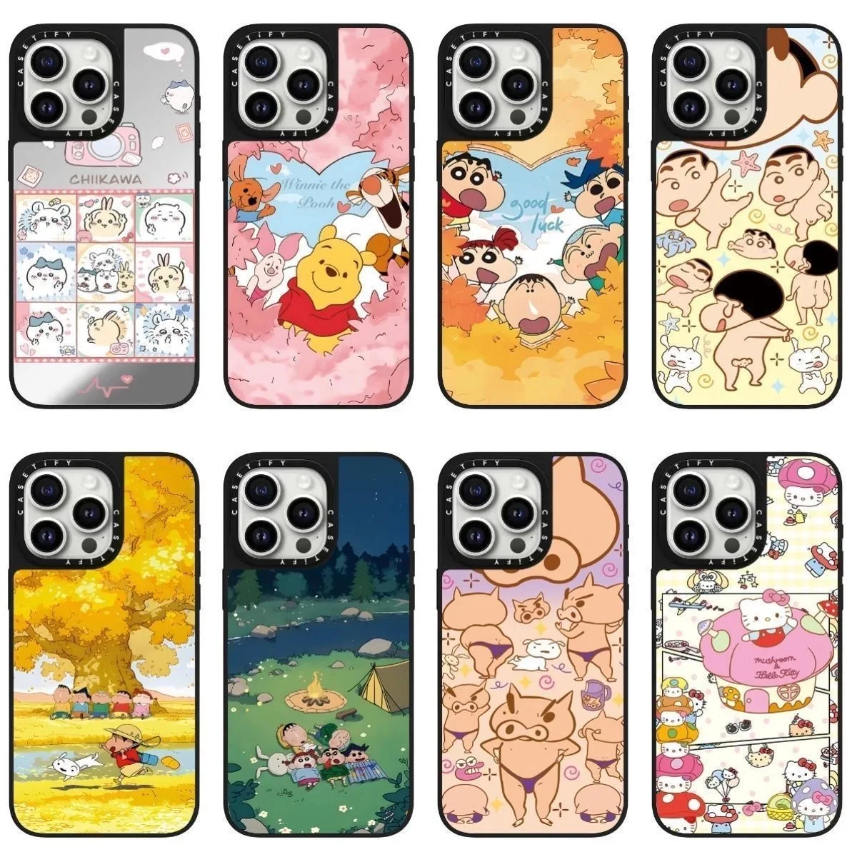 

Collaboration Crayon Shin-chan Hello Kitty Apple 16 Pro Max phone case for Apple 17/16/13 cute cartoon