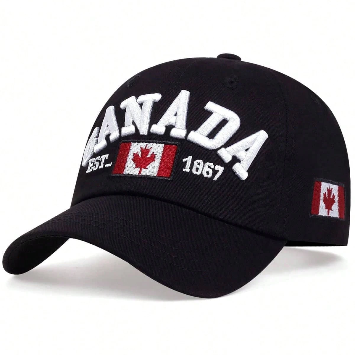 Fashion Cotton Canada Baseball Cap Flag of Canada Hat Snapback Adjuatable Mens Baseball Caps Gorras