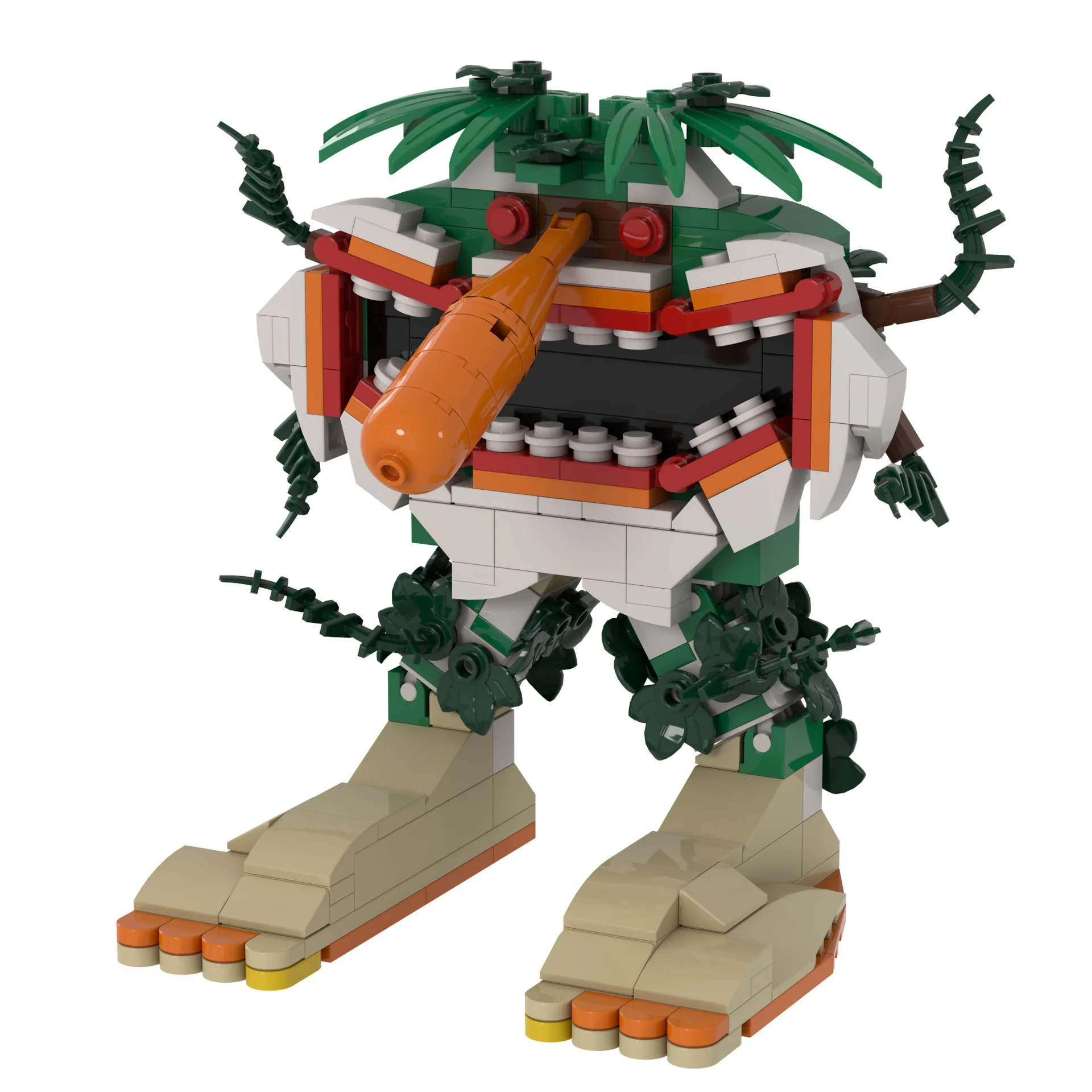 Blocs de construction Tralalero Tralala, nouvelle mise à niveau de Mutation, ornement de cerveau italien TTung Tung Sahur, figurines d'action, jouet de poupée