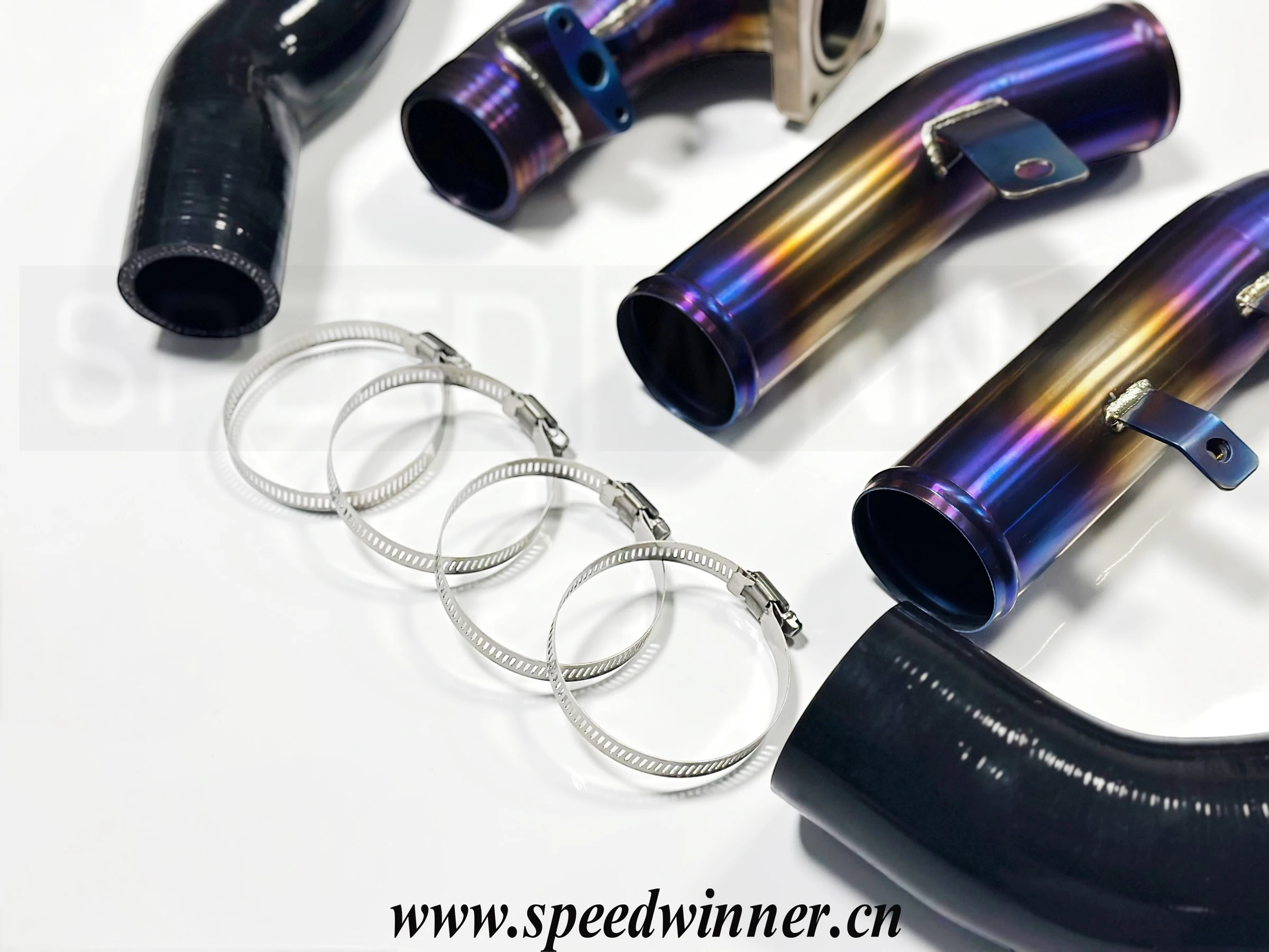 SpeedWinner Titanium High Flow Intercooler Pipe Kit for Toyota GR yaris 2020+ Car Tuning Accessories with Silicon Pipe