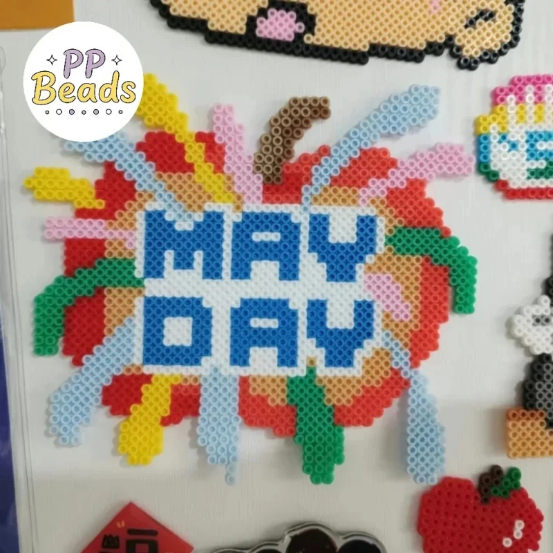 

1000pcs 2.6mm Fuse Beads DIY Pixel Art Festival Decoration Hama Perler Beads Set