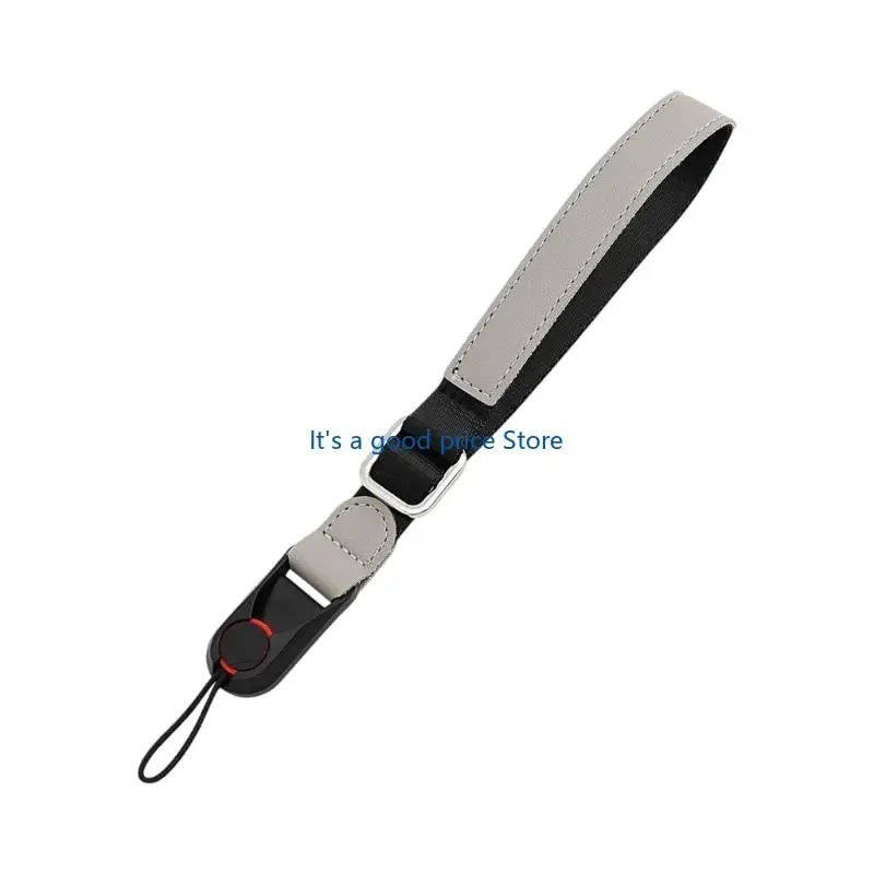  Faux Leather Shouler Wrist Strap with Quick Release Buckles For Universal Mirrorless Cameras With Ergonomic Grips