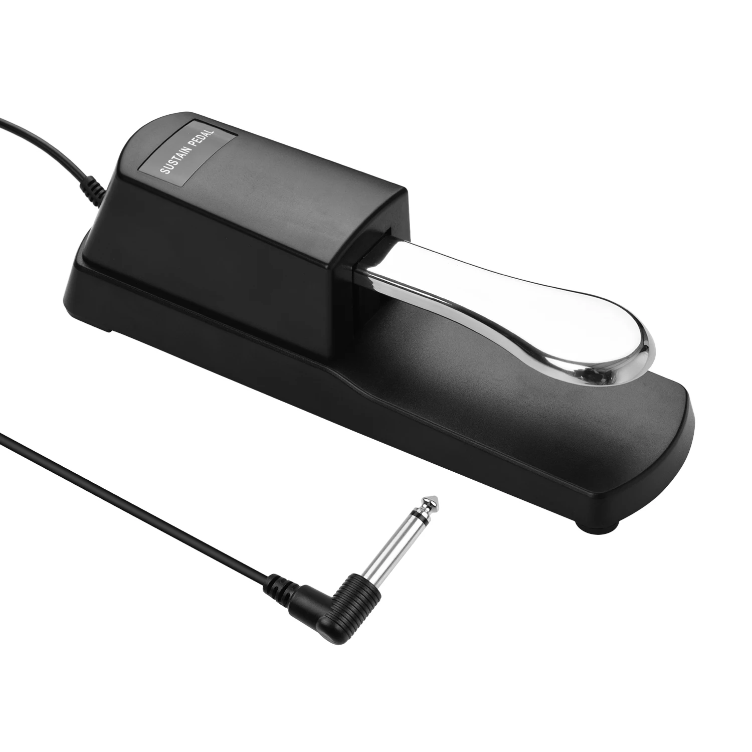Pedal de apoyo para Piano, amortiguador de teclado, enchufe de 6,35mm, Compatible con Casio, Yamaha, Roland, órgano electrónico MIDI