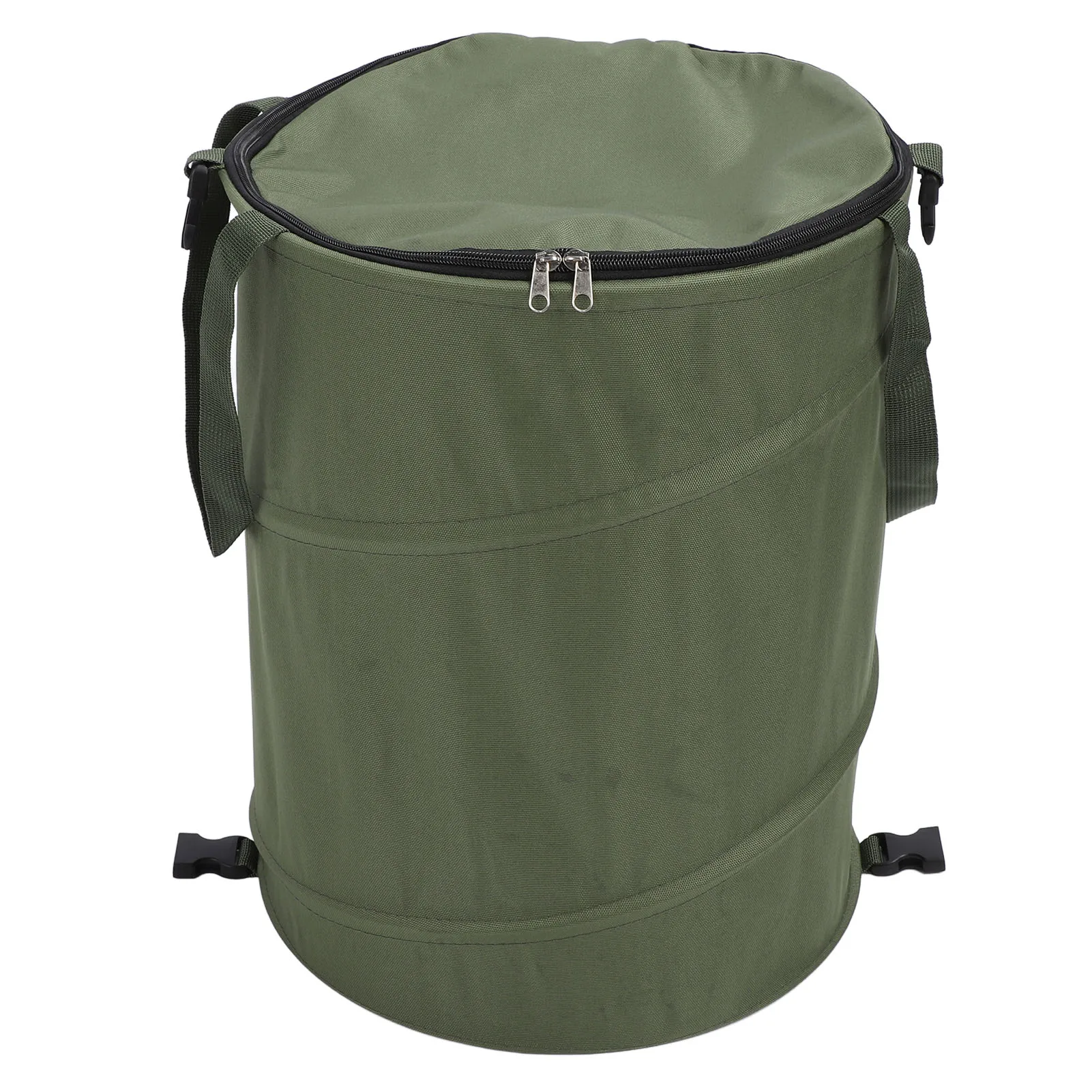 Campingprullenbak Grote capaciteit Draagbare multifunctionele 600D Oxford stoffen gereedschapscontainer met deksel Opvouwbare prullenbak
