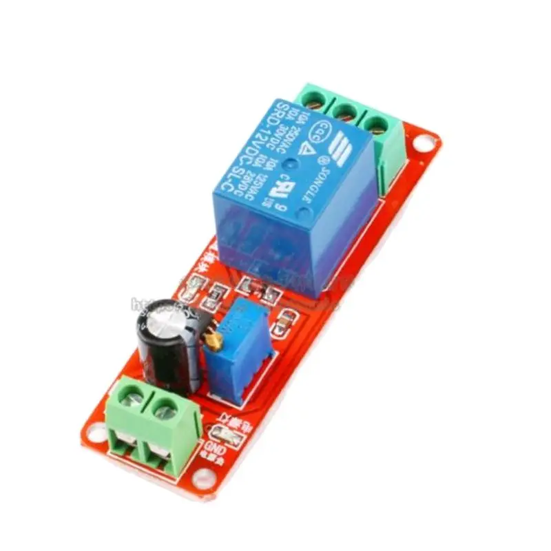 

12V Delay Pull-in Relay Module Monostable Switch Conduction