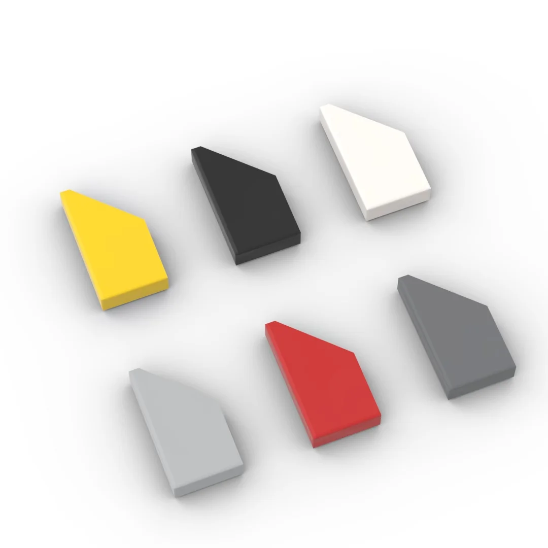 MOC 10PCS 5092 Modified 1x2 45° Angle Cut Wedge Right Building Blocks Kit Tile Bricks Particle DIY Toys Children Birthday Gifts