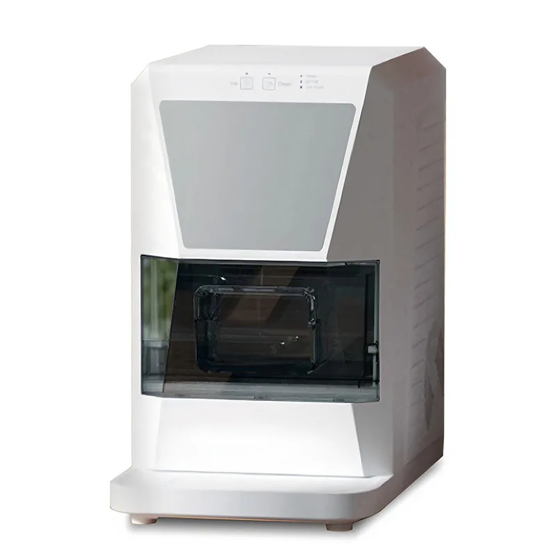 

Small ice machine household automatic multi-function 15KG milk tea shop making square ice ice cube machine