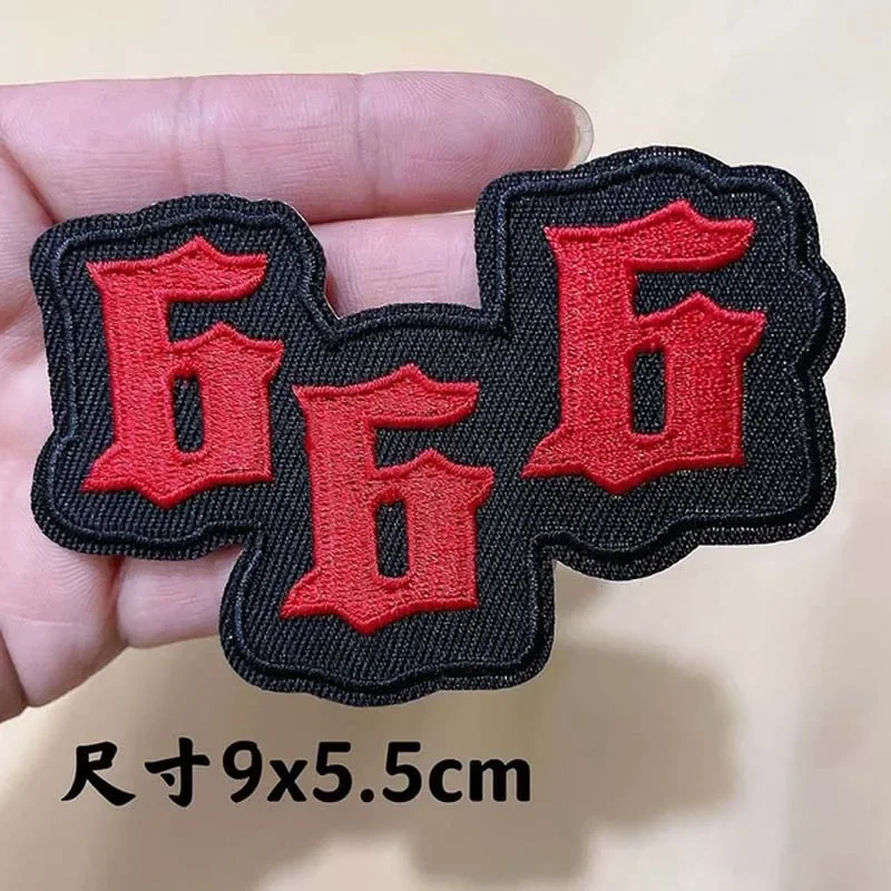 Fusible Embroidery Clothing Patch,QUEEN,MOTHMAN Punk Rock Music Band Badge Iron On Patches DIY For Clothes,Jackets,Hat,Backpack