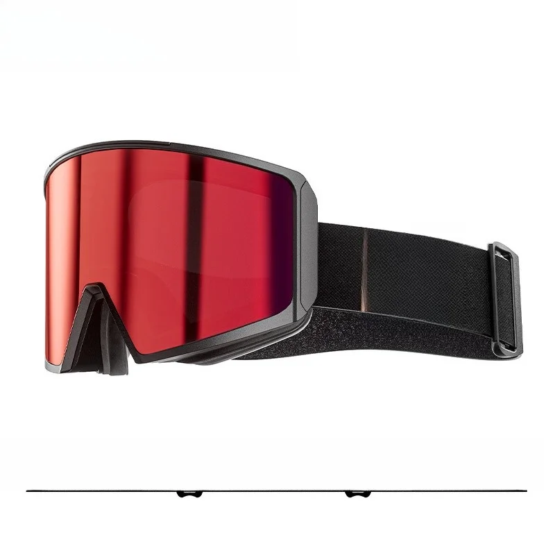 

Magnetic ski goggles, professional high definition mountaineering snow goggles